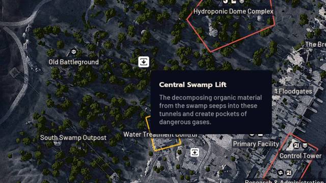 ARC Raiders map icon for extraction location