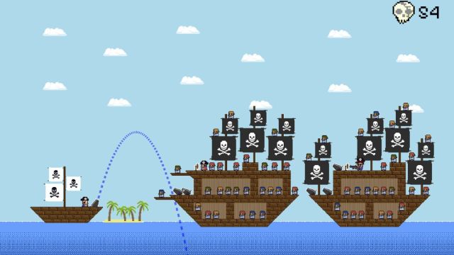 Gameplay of Caribbean Crashers, a free Steam game this week.