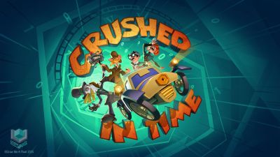 Key art for the upcoming 2026 game Crushed In Time by Draw Me A Pixel.