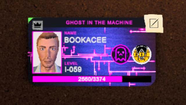 ghost in the machine badge and id card in phasmophobia