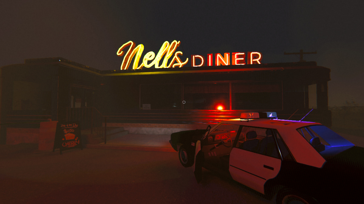 Nell's Diner entrance in phasmophobia