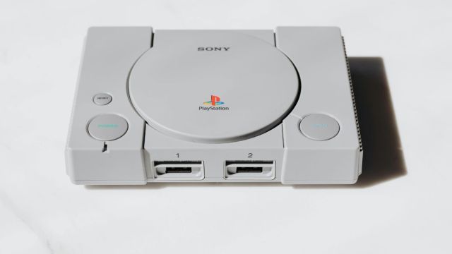 An original PlayStation console.