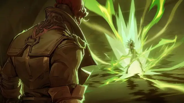 Gambit looking at rogue using green powers in marvel rivals